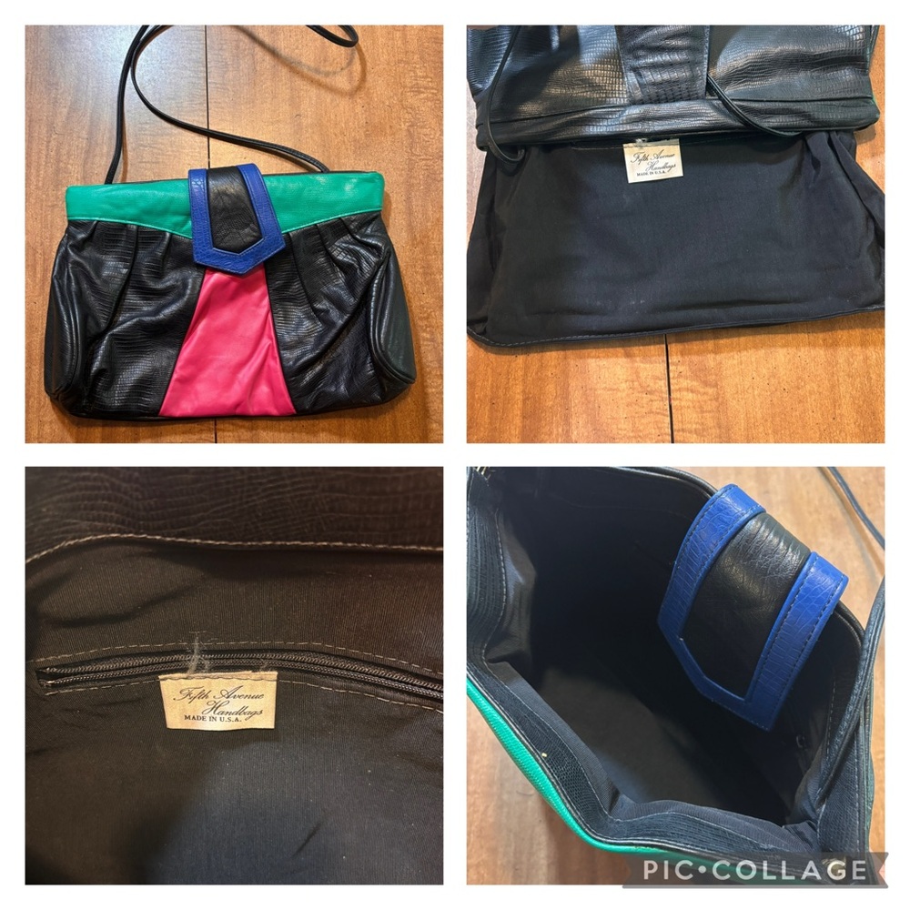 Multicolor VTG Fifth Avenue handbag